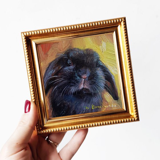 Custom rabbit portrait