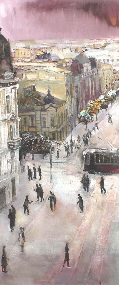 Kiev. Street intersection by Anastasiia Grygorieva