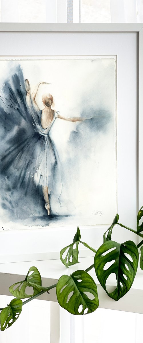 Ballerina in Blue n.8 by Sophie Rodionov