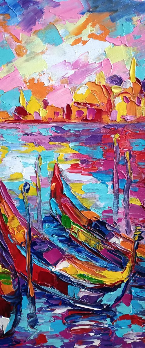 Sunset in Venice by Anastasia Kozorez