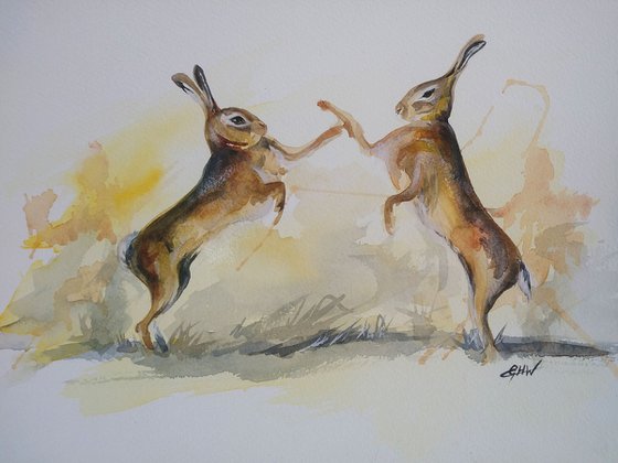 Boxing March Hares