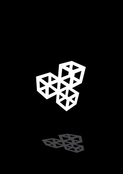 Mono three cubes by David Gill