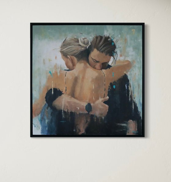 A Portrait Painting Of Love And Passion