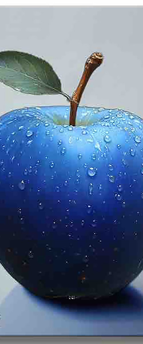 Blue Apple by Gardani Art