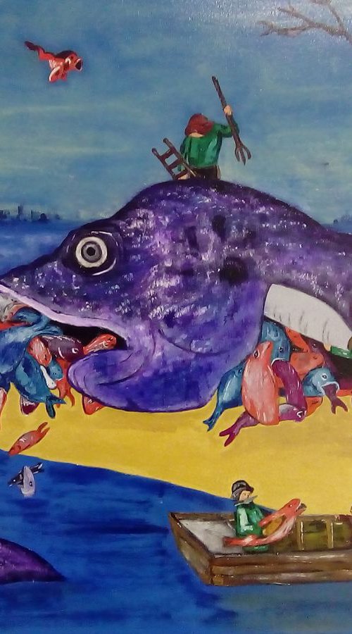 Big Fish Eat Little Fish by Corinne Hamer