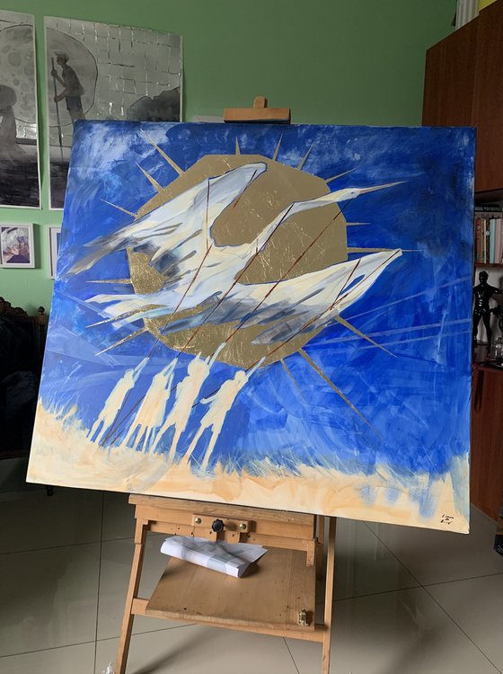 Without Ground, There’ll Be the Sky 115x105