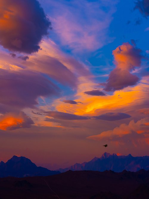 Nevada Skies by Nick Psomiadis