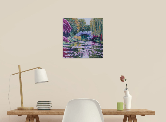 Monet's Bridge and Reflections