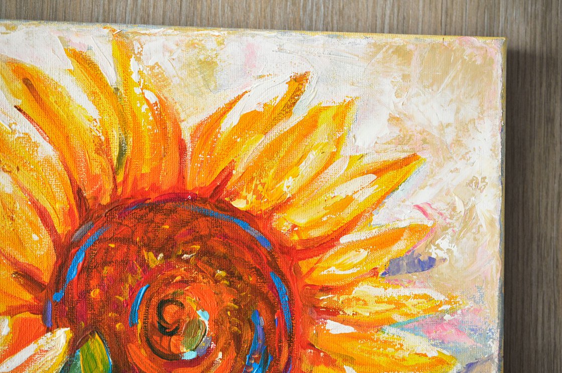 Sunflowers soul Acrylic painting by Liubov Kvashnina | Artfinder
