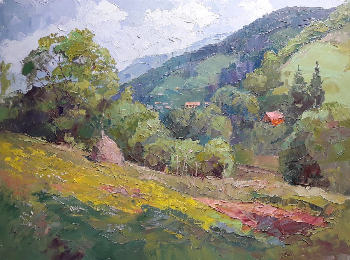 Oil painting Mountain expanses by Boris Serdyuk