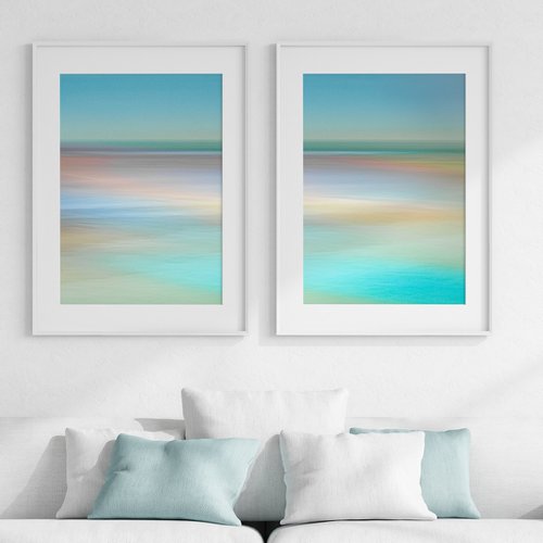 A Distant Memory - Diptych by Lynne Douglas