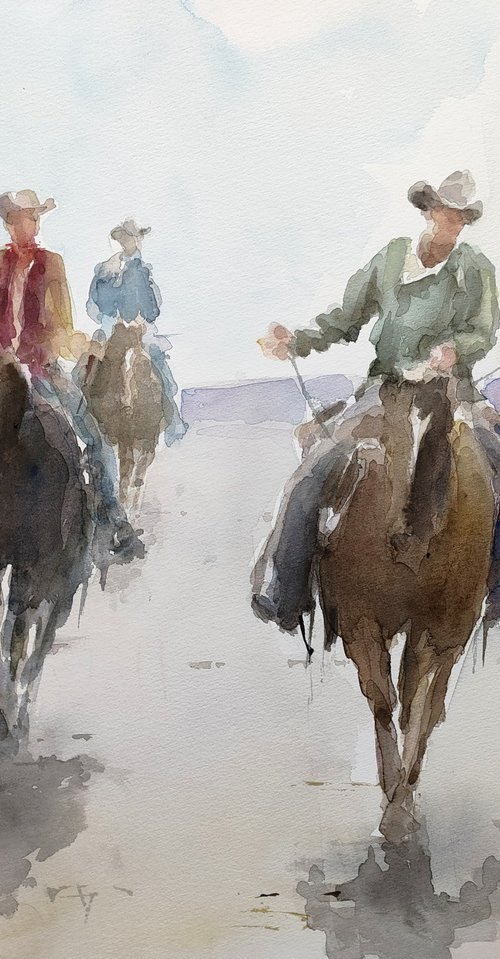 cowboys 3 by Oscar Alvarez Pardo