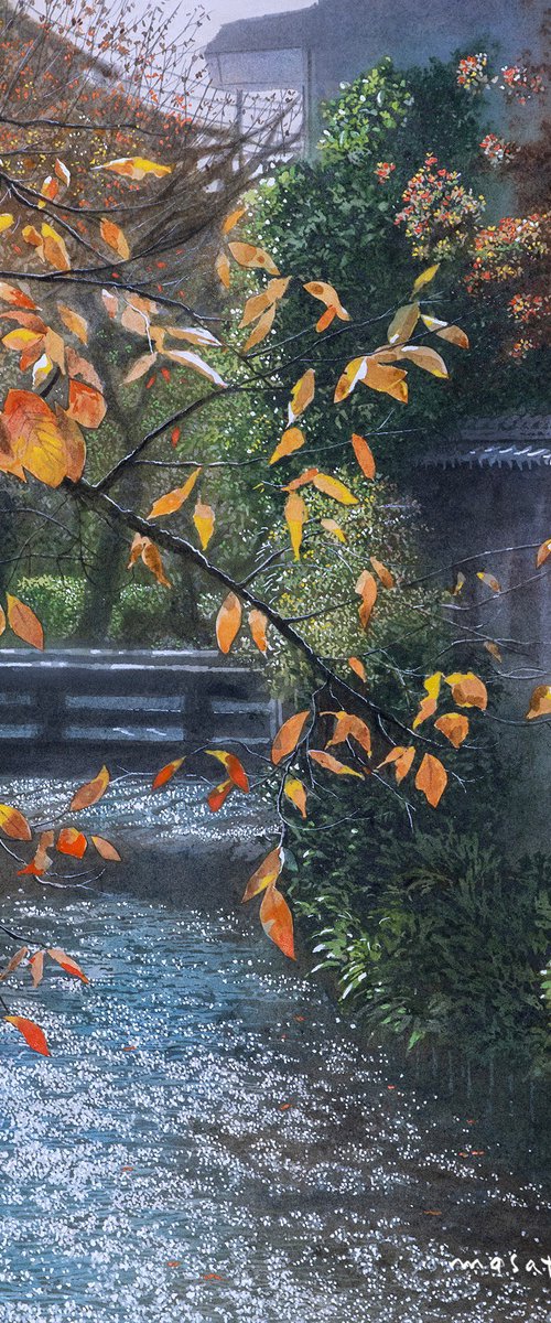 Autumn Light at Ryokan Hanaya by Masato Watanabe