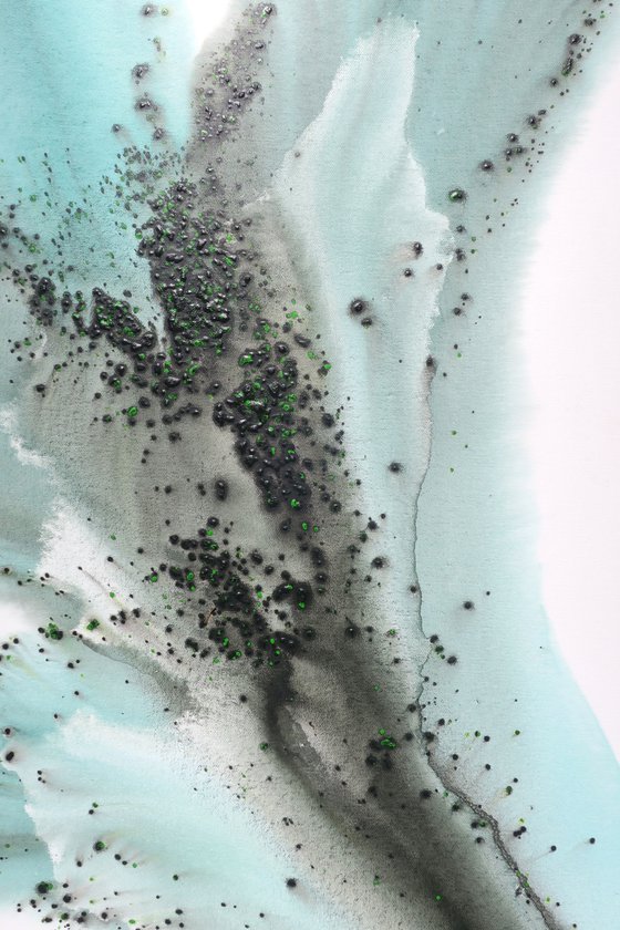 Nature 282— Abstract Organic Teal