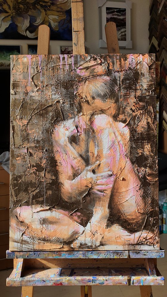 Painting Nude woman