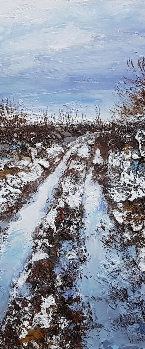"Sky on the rural road" by Ivan  Grozdanovski