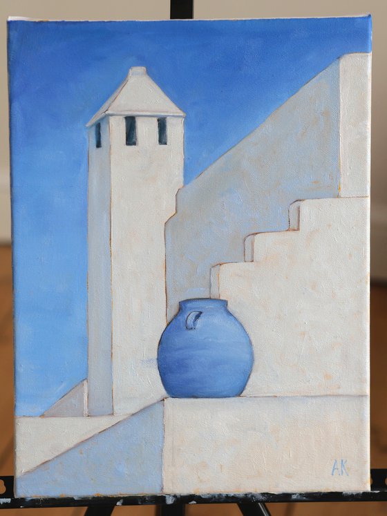 Greece in Blue and White