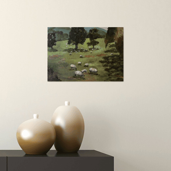 Sheep in a landscape