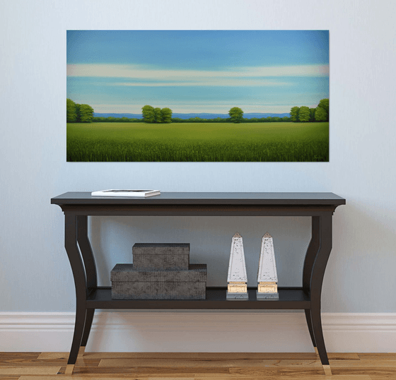 Summer Field - Blue Sky