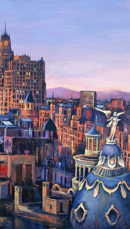 Sunset in Madrid by Behshad Arjomandi
