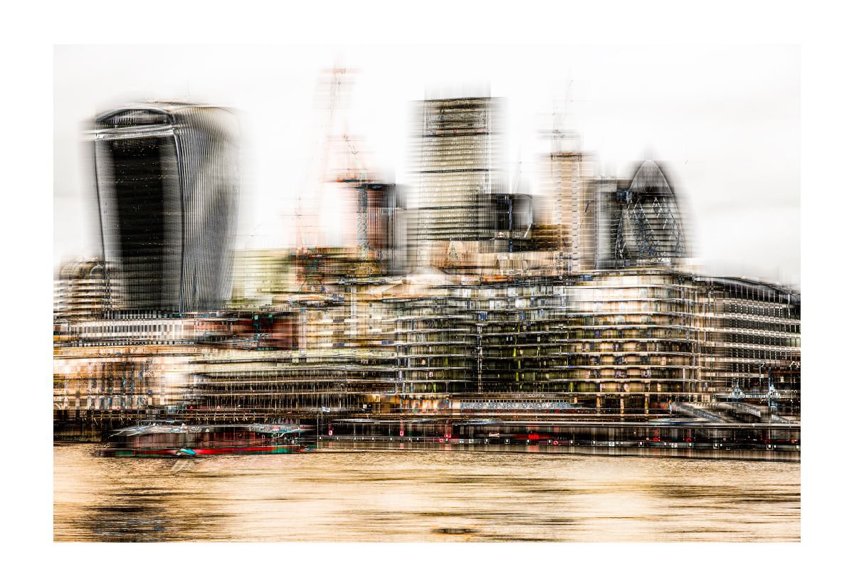 Agitated Views #7: The City of London (Limited Edition of 10) by Graham Briggs