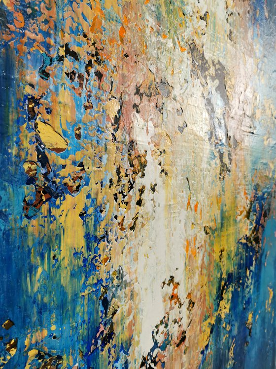 150x100cm. / extra large painting / Abstract 2169