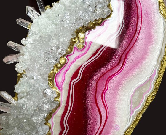 Fuchsia  Geode