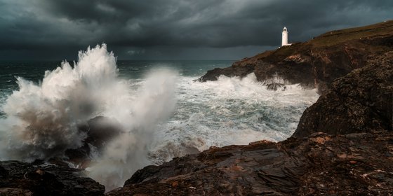 Trevose head stormy day