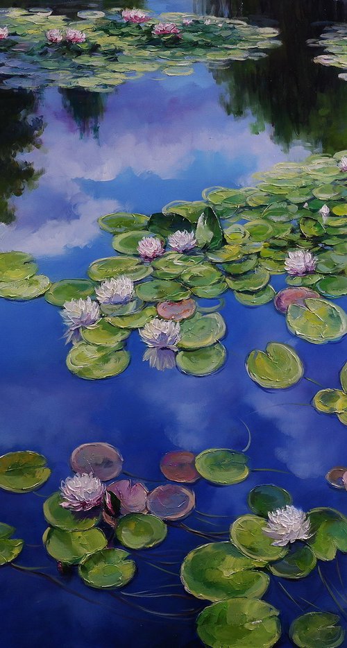 "Water lilies on the water" by Gennady Vylusk