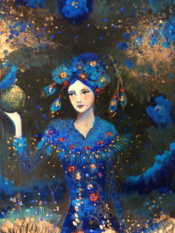 The blue spell 40x20cm