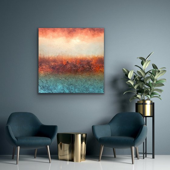 Tipsy - Abstract artwork - 70cm x70cm