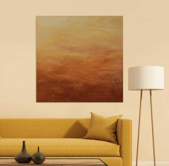 Amber Earth - Modern Abstract Expressionist Painting