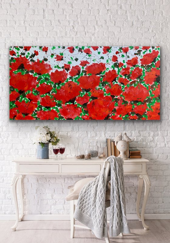 71''x 35''(180 x 90 cm), Garden of Joy 27