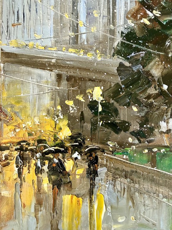 New York. Brooklyn Bridge.