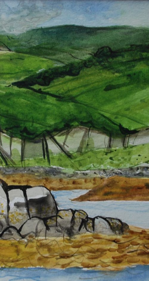 West Loch Tarbert by Christine Callum  McInally