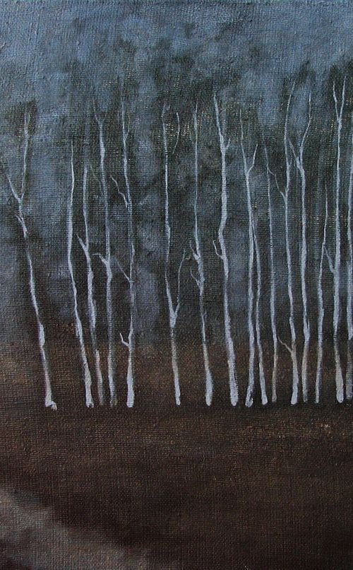 Nocturne of Poplars by Monika Wawrzyniak