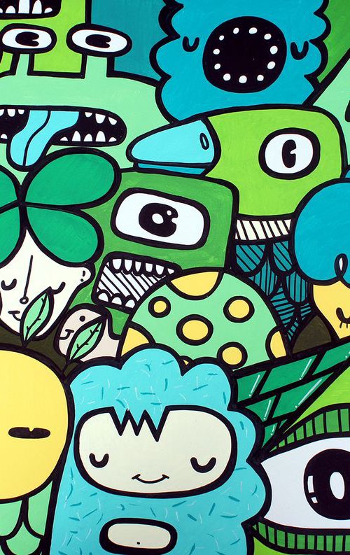 Forest Crowd by Kev Munday