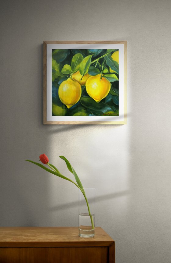 Lemons on a branch