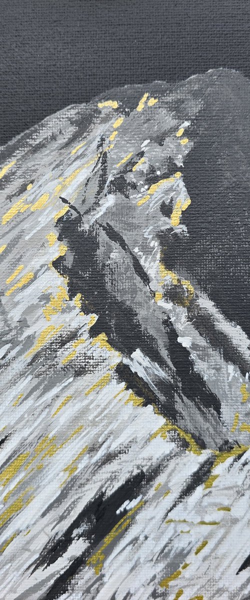 Sharp Edge in Black by Sam Martin