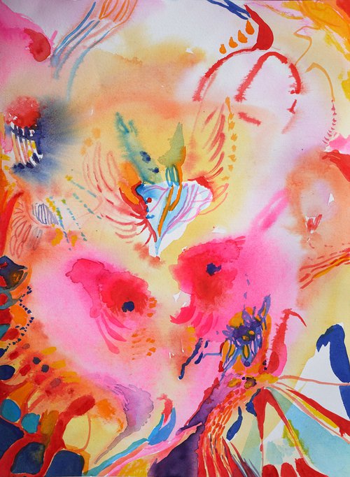 Pink Wings Inside by Carolin Goedeke