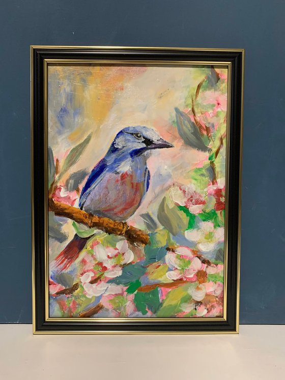 Bird on the branch.