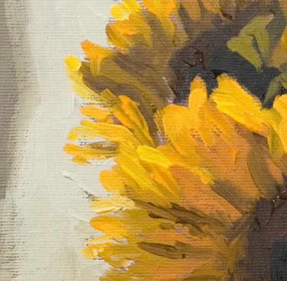 Sunflowers in a Jug