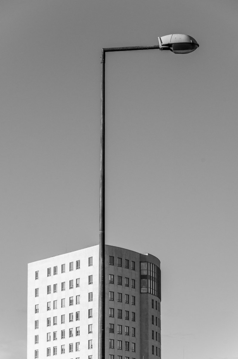 Composition with Street Lamp, part III (from Living in Poland set) by Adam Mazek