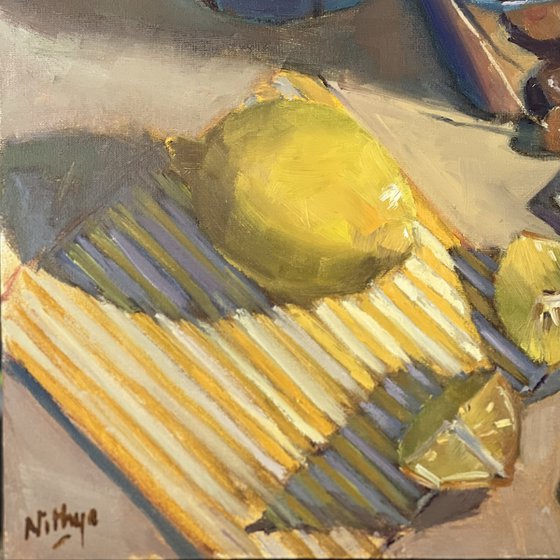 Tea with Lemons - Kitchen painting