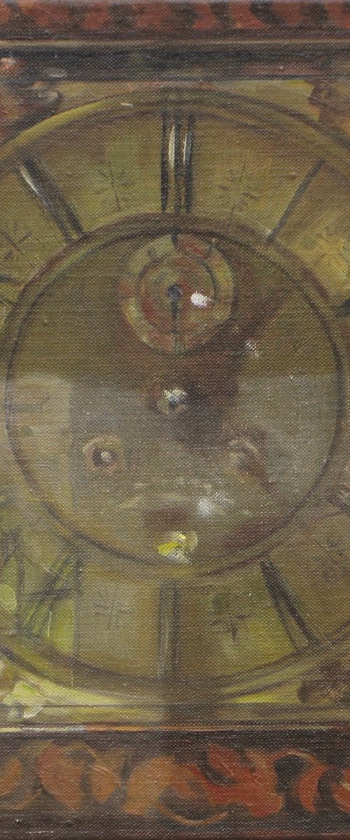 Antique Clock Ashmolean Museum by Alison Chambers