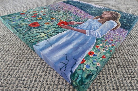 Summer Dreaming - girl in meadow