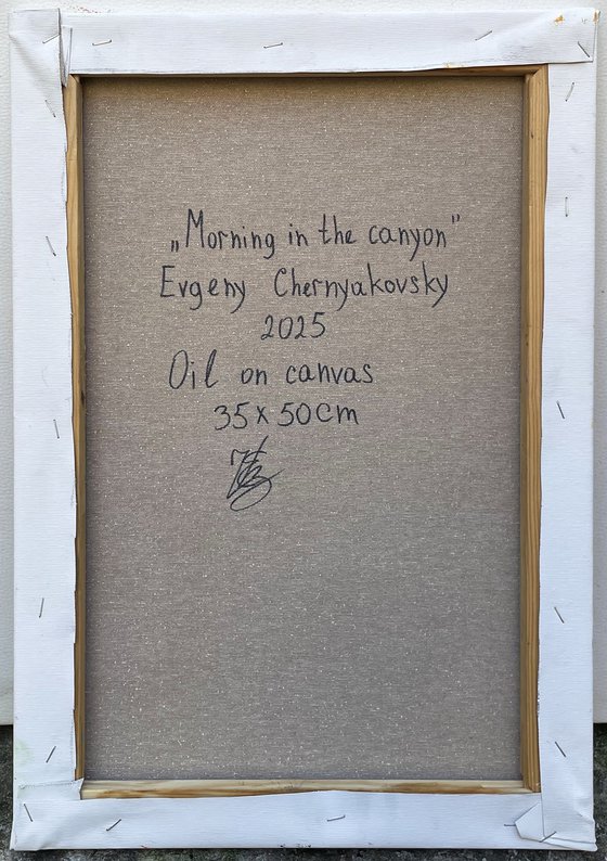 "Morning in Canyon "