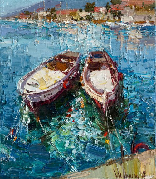 Rowing Boats by Anastasiia Valiulina