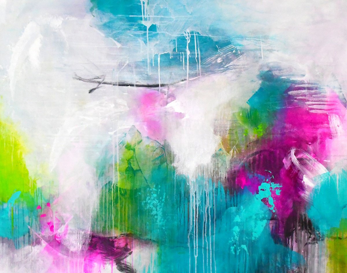 Wistful Sounds By Kirsten Handelmann, 47 X 39, Artwork For Sale On Artfinder