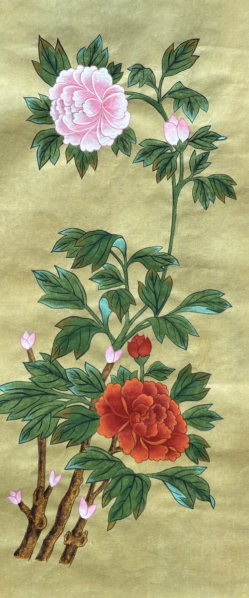 Peony flowers by Sun-Hee Jung